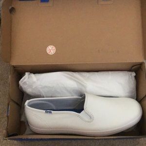 White leather KEDS  NWT